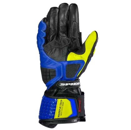 Γάντια Moto SPIDI Carbo πίστα EVO BLUE/YELLOW