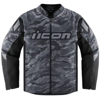 Geacă textilă motocicletă ICON HOOLIGAN CE TIGER`S BLOOD GREY