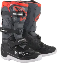 Παιδικές μπότες μοτοκρός ALPINESTARS Tech 7S Κόκκινο, Γκρι, Μαύρο