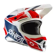 Κράνος Motocross O'NEAL 3SERIES STARDUST ΛΕΥΚΟ/ΜΠΛΕ/ΚΟΚΚΙΝΟ