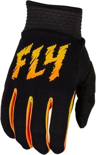 Детски мотокрос ръкавици FLY RACING F-16- Black/Yellow/Orange