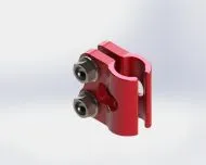 Скоба за спирачки SCAR HONDA/YAMAHA RED