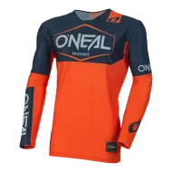 Motocross shirt O'NEAL MAYHEM HEXX BLUE/ORANGE V.24