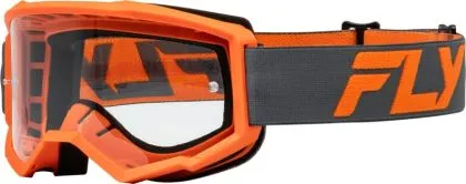 Γυαλιά Motocross FLY RACING Focus 24 Charcoal/Orange - Clear Lens