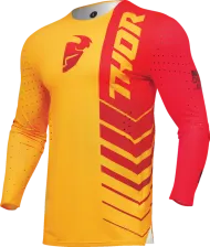 Tricou Motocross THOR PRIME ANALOG GALBEN/ROSU