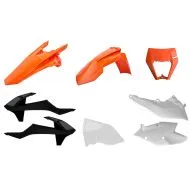Plastic Enduro kit Polisport for KTM EXC/ EXC-F/XC-W/ XCF-W-2017-19 Orange/White/Black