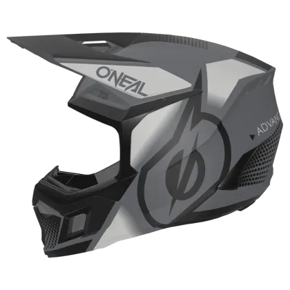 Мотокрос каска O'NEAL 3SERIES VISION BLACK/GRAY V.24