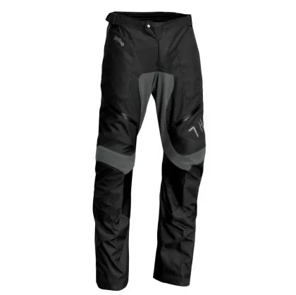 Enduro breeches THOR TERRAIN BLACK/CHARCOAL OVER THE BOOT 23'