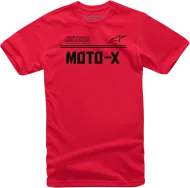 Moto T-shirt ALPINESTARS Moto X RED