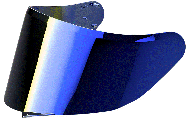 AIROH CONNOR BLUE MIRROR helmet visor