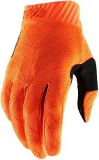 Mănuși Motocross 100% RIDEFIT-FLOU ORANGE/NEGRU