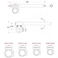 CLIP-ON handlebar BARRACUDA 40mm