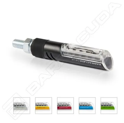 Indicatoare LED pentru motociclete BARRACUDA IDEA B-LUX NEGRU