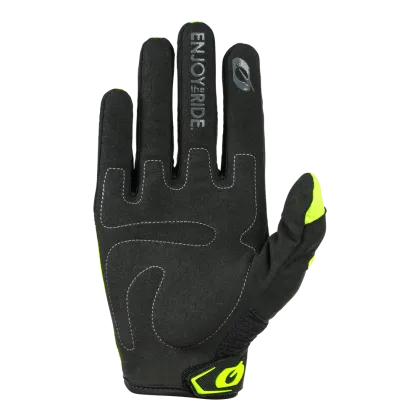 Motocross gloves O'NEAL ELEMENT RACEWEAR BLACK/NEON YELLOW V.24
