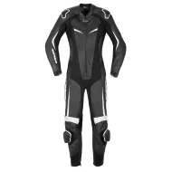 Дамски кожен мото екип SPIDI TRACK PERF PRO Black/White