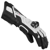 Дамски кожени мото ръкавици SPIDI STR-6 Black/White