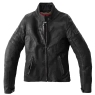 Geaca de motociclete din piele de dama SPIDI VINTAGE Neagra