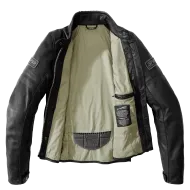 Geaca de motociclete din piele de dama SPIDI VINTAGE Neagra