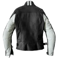 Geacă motocicletă damă din piele SPIDI VINTAGE Ice/Black