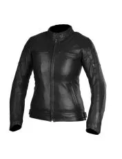 JACHETA DE PIELE DAMA SECA BONNEVILLE NEGRA