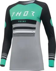 Γυναικεία φανέλα Motocross THOR PRIME BLAZE BLACK/TEAL
