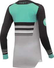 Γυναικεία φανέλα Motocross THOR PRIME BLAZE BLACK/TEAL
