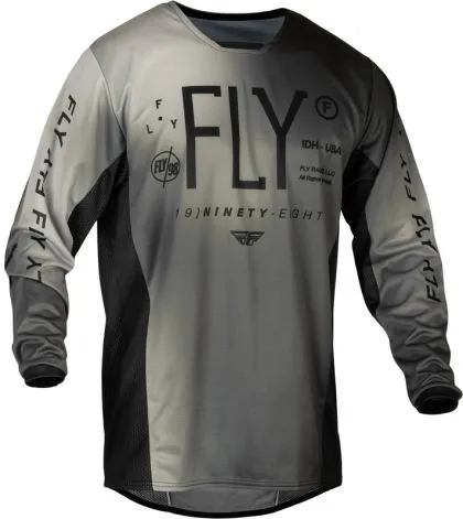 Детска мотокрос блуза FLY RACING Kinetic Prodigy- Black/Light Grey