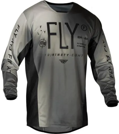 Детска мотокрос блуза FLY RACING Kinetic Prodigy- Black/Light Grey