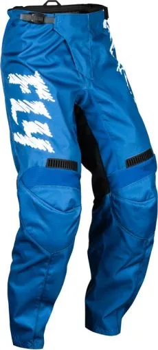 FLY RACING F-16 Riding Motocross Breeches for Kids - True Blue/White