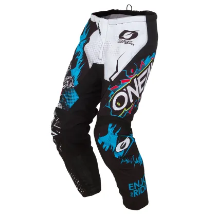 Pantaloni de motocross pentru copii O'NEAL ELEMENT VILLAIN WHITE