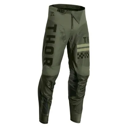 Children's motocross breeches THOR YOUTH PULSE COMBAT ARMY/BLACK