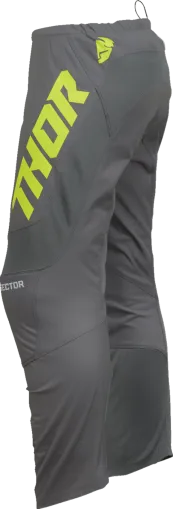 Children's motocross breeches THOR YOUTH SECTOR CHECKER GRAY/ACID