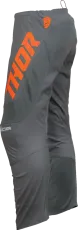 Children's motocross breeches THOR YOUTH SECTOR CHECKER GRAY/ORANGE