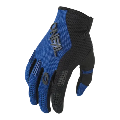Children's motocross gloves O'NEAL ELEMENT RACEWEAR BLACK/BLUE V.24