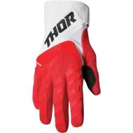 Children's motocross gloves THOR YOUTH SPECTRUM RED/WHITE