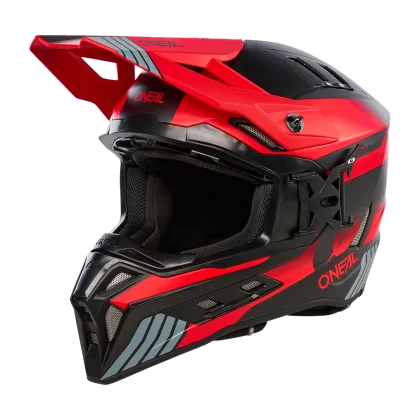 Enduro helmet O'NEAL EX-SRS HITCH BLACK/GRAY/RED V.24