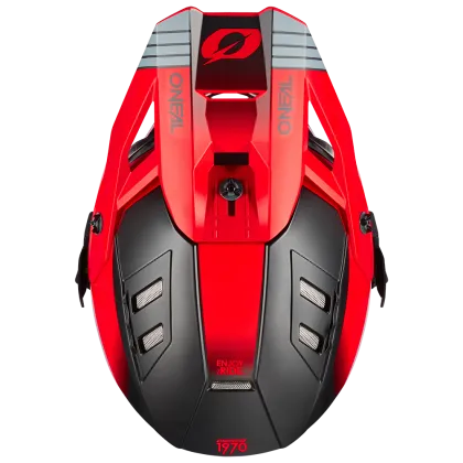Enduro helmet O'NEAL EX-SRS HITCH BLACK/GRAY/RED V.24