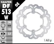 Заден спирачен диск Galfer WAVE FIXED  DISC WAVE FIXED 298x5mm DF513W