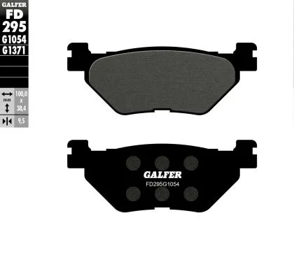 Galfer SEMI METAL Πίσω Moto Pads FD295G1054