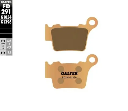 Galfer SINTERED Rear Moto Pads FD291G1396
