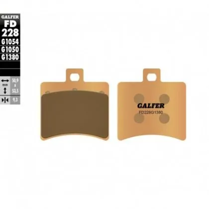 Rear Moto Pads Galfer SINTERED SCOOTER FD228G1380