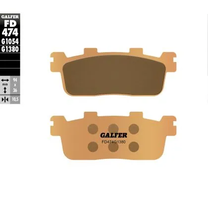 Rear Moto Pads Galfer SINTERED SCOOTER FD474G1380
