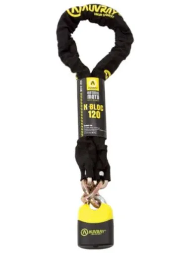 Lock chain AUVRAY K•BLOC 200 CHAIN WITH PADLOCK