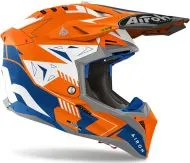 Каска AIROH AVIATOR 3 SPIN ORANGE FLUO MATT