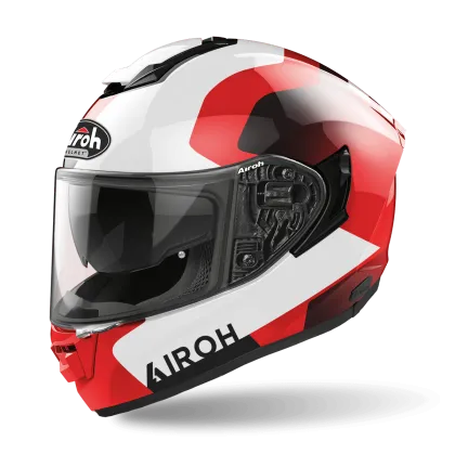 AIROH ST 501 DOCK RED GLOSS HELMET