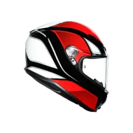 HELMET K-6 S HYPHEN BLACK/RED/WHITE