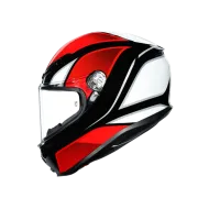 HELMET K-6 S HYPHEN BLACK/RED/WHITE