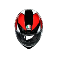 HELMET K-6 S HYPHEN BLACK/RED/WHITE