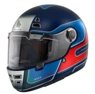 Helmet MT JARAMA BAUX D7 MATT BLUE/RED