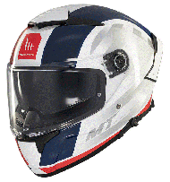 Helmet MT THUNDER 4 SV TREADS C7 GLOSS WHITE/BLUE/RED